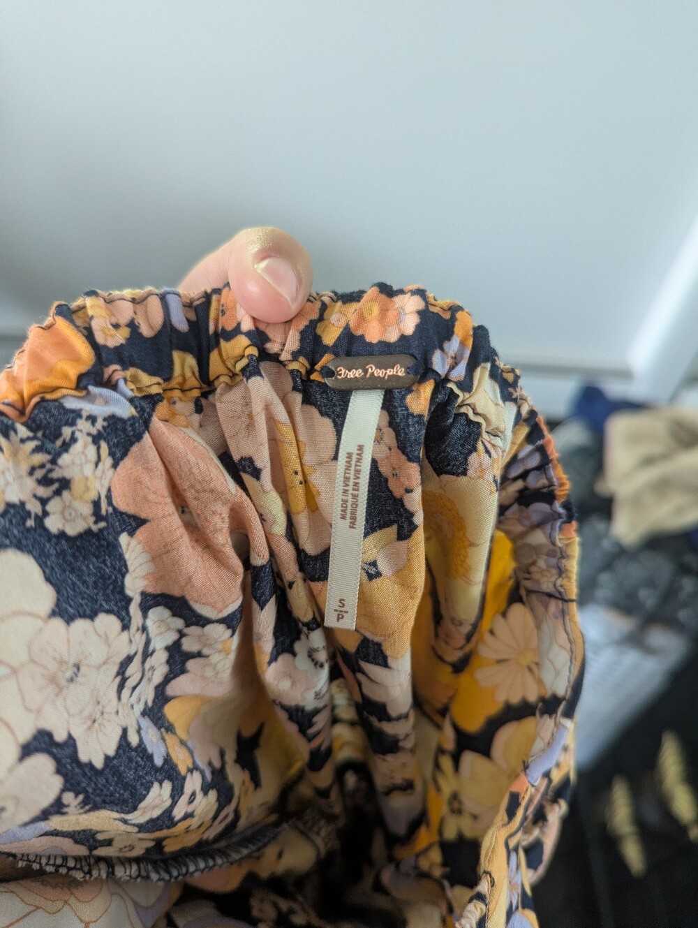 Free People Park Slope Floral Flowy Maxi Cotton Dress (Size Small, Fits Larger) - Picture 10 of 10